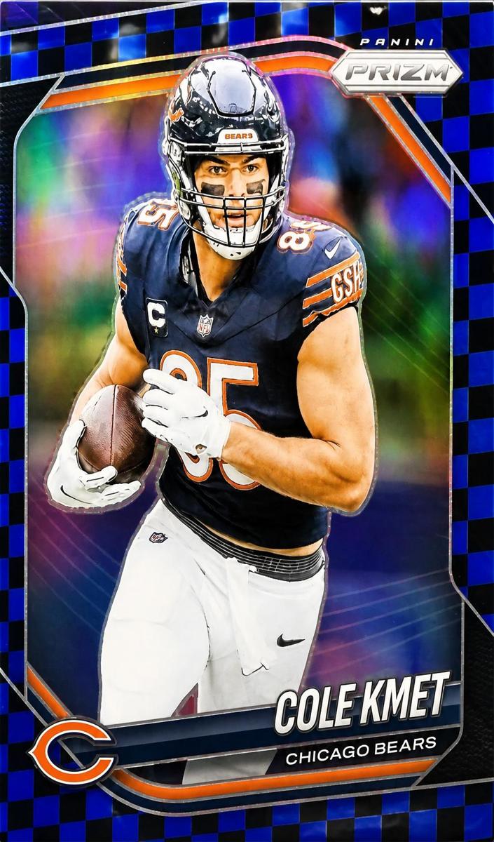Cole Kmet 2025 Prizm Football card