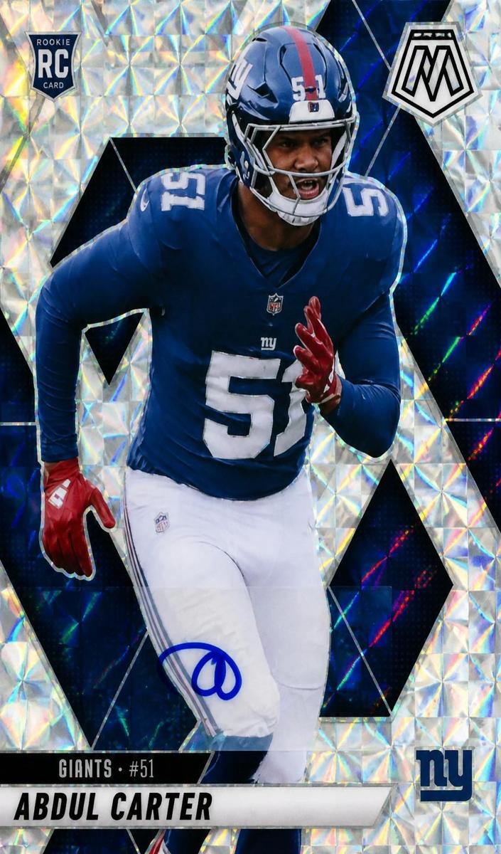 Abdul Carter 2025 Mosaic Football card