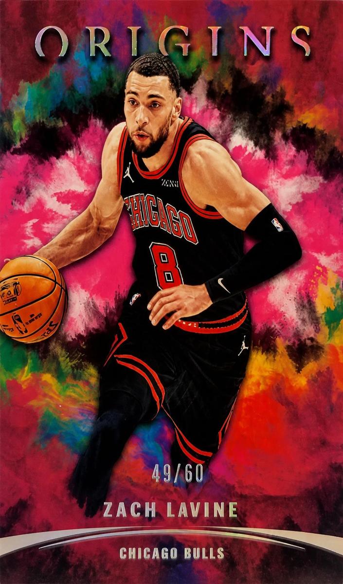 2021 Panini Origins Zach LaVine [Orange] #9 card