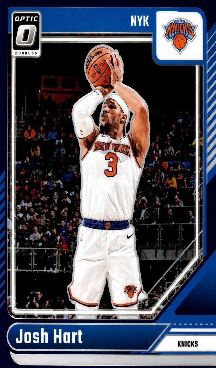 Josh Hart 2024-25 Donruss Optic Basketball card