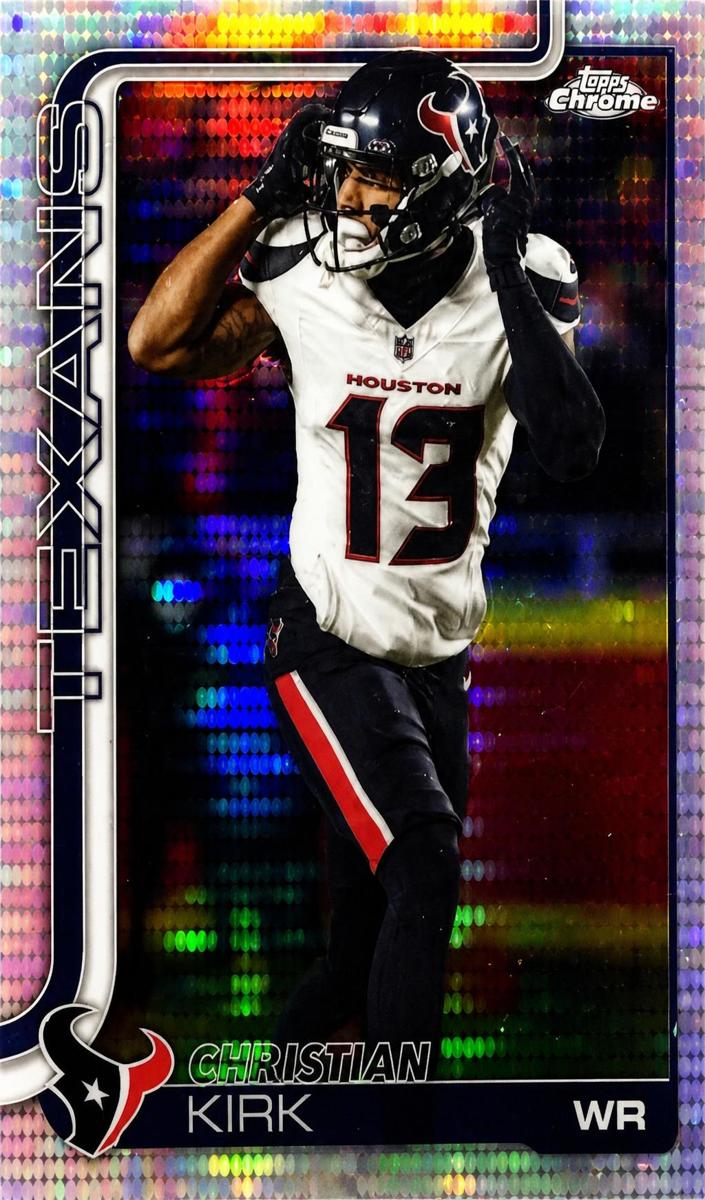 Christian Kirk 2025 Topps Chrome Football card
