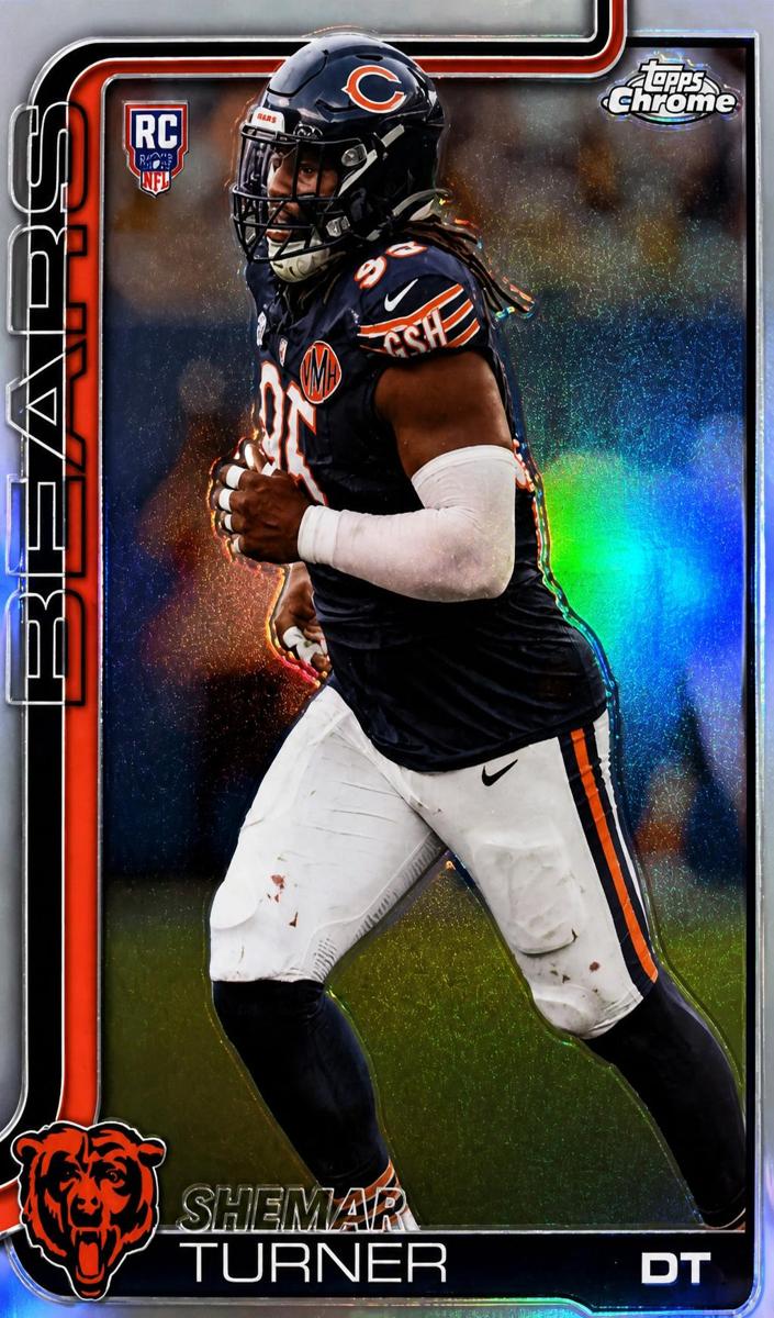 Shemar Turner 2025 Topps Chrome Football card