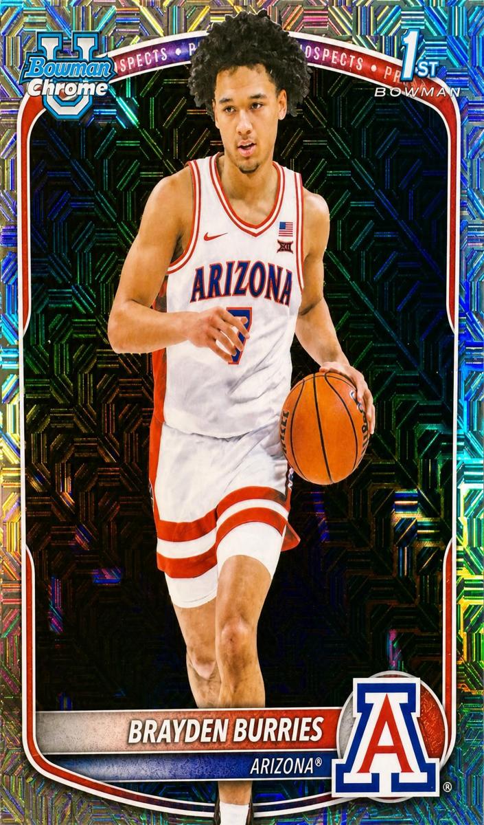 Brayden Burries 2025-26 Bowman Mega Box Basketball card