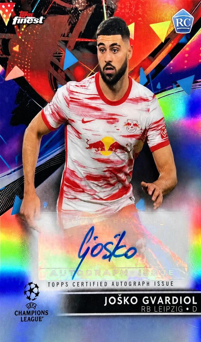 Josko Gvardiol - 2021 Topps Finest UEFA Champions League Soccer