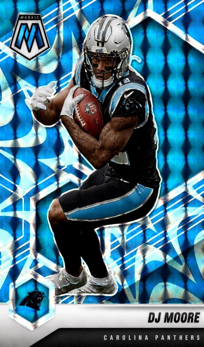 2021 Panini Mosaic DJ Moore #33 card