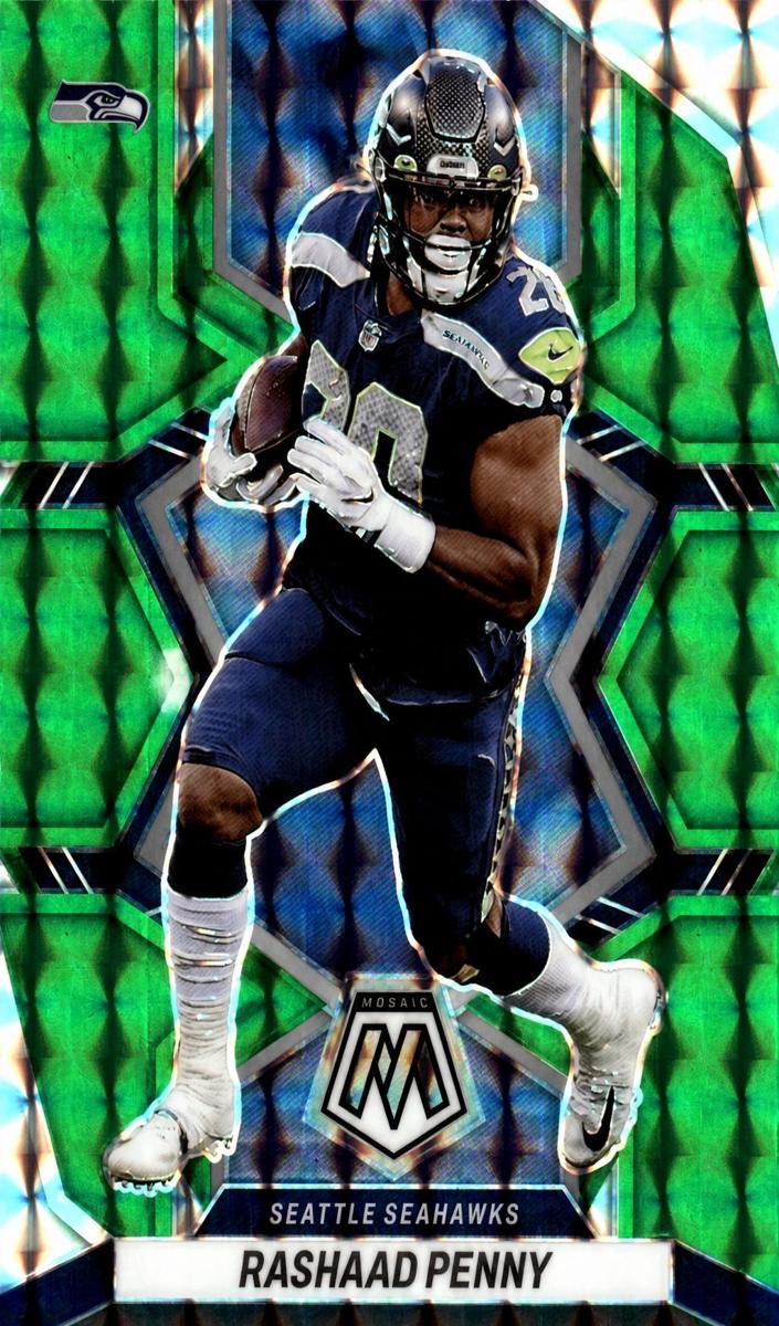 2022 Panini Mosaic Rashaad Penny #172 card