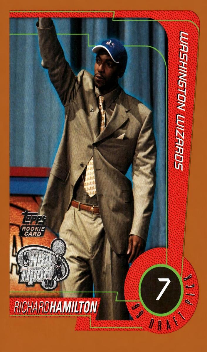 1999 Topps Tipoff Richard Hamilton #114 card