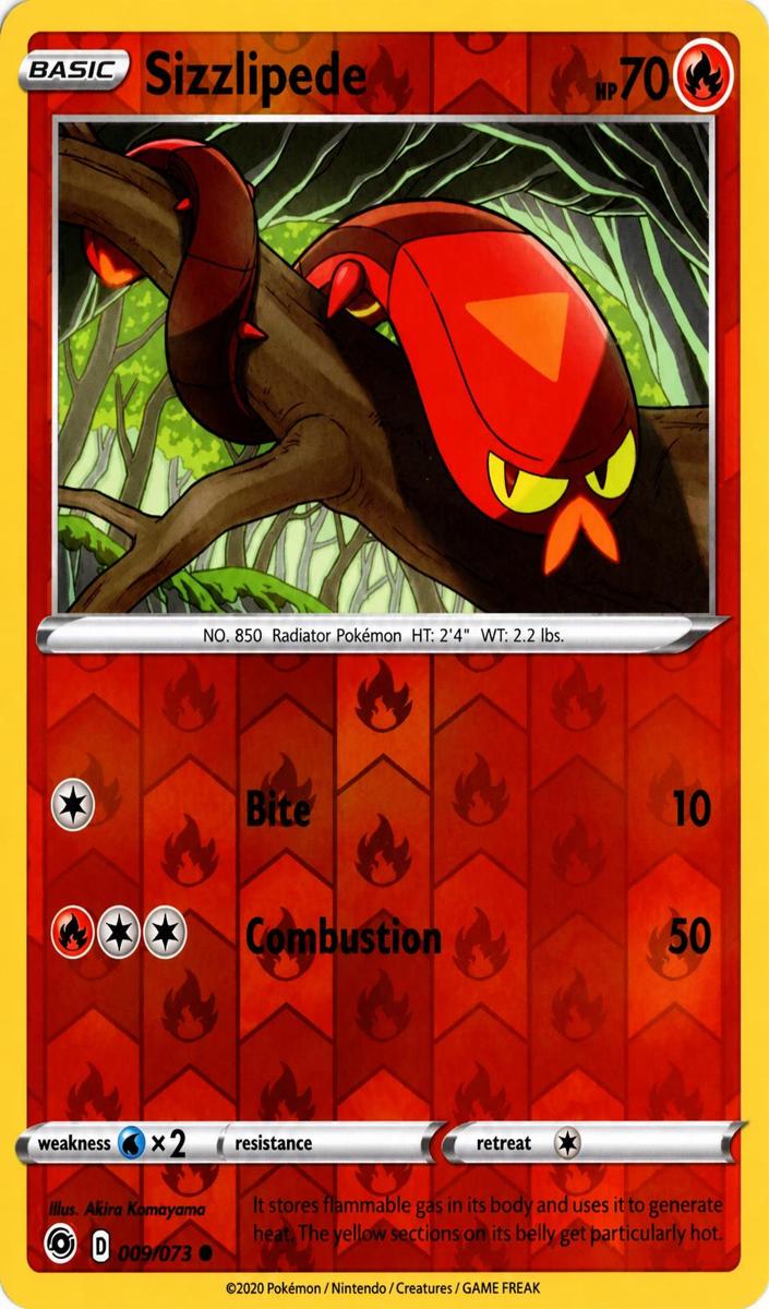Sizzlipede 2020 Pokemon Champion's Path