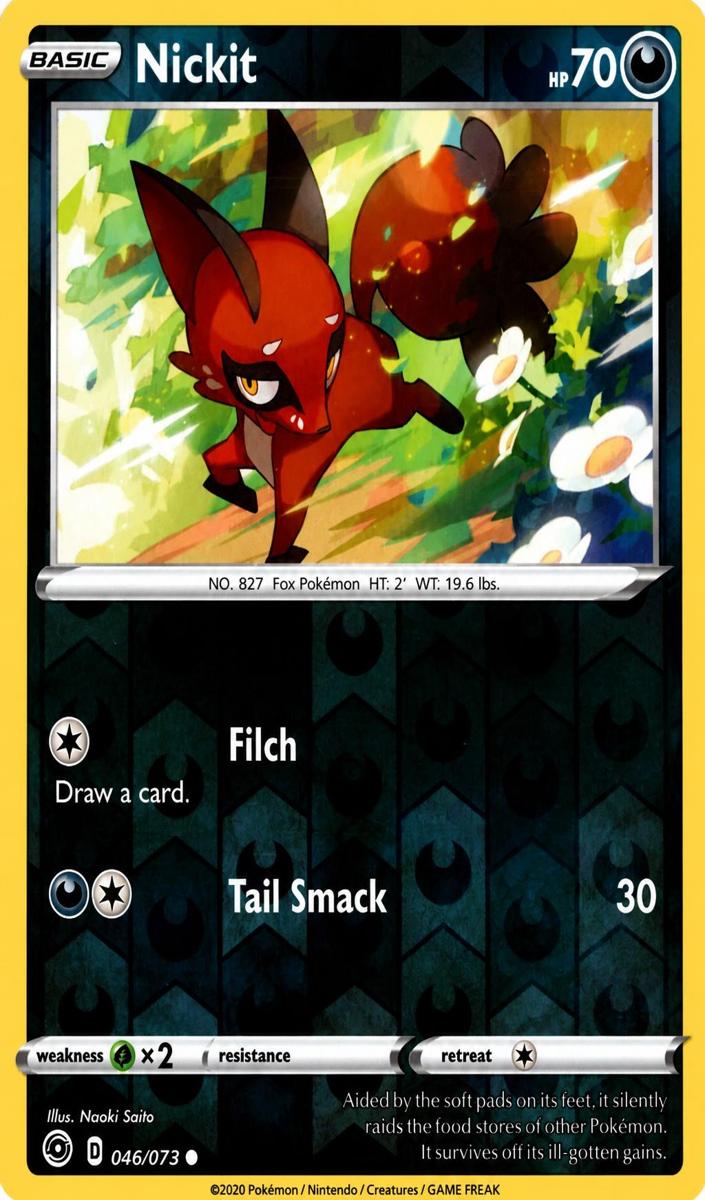Nickit 2020 Pokemon Champion's Path