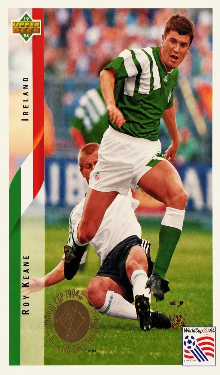 1994 Upper Deck World Cup Heroes and All-Stars Roy Keane #36 card
