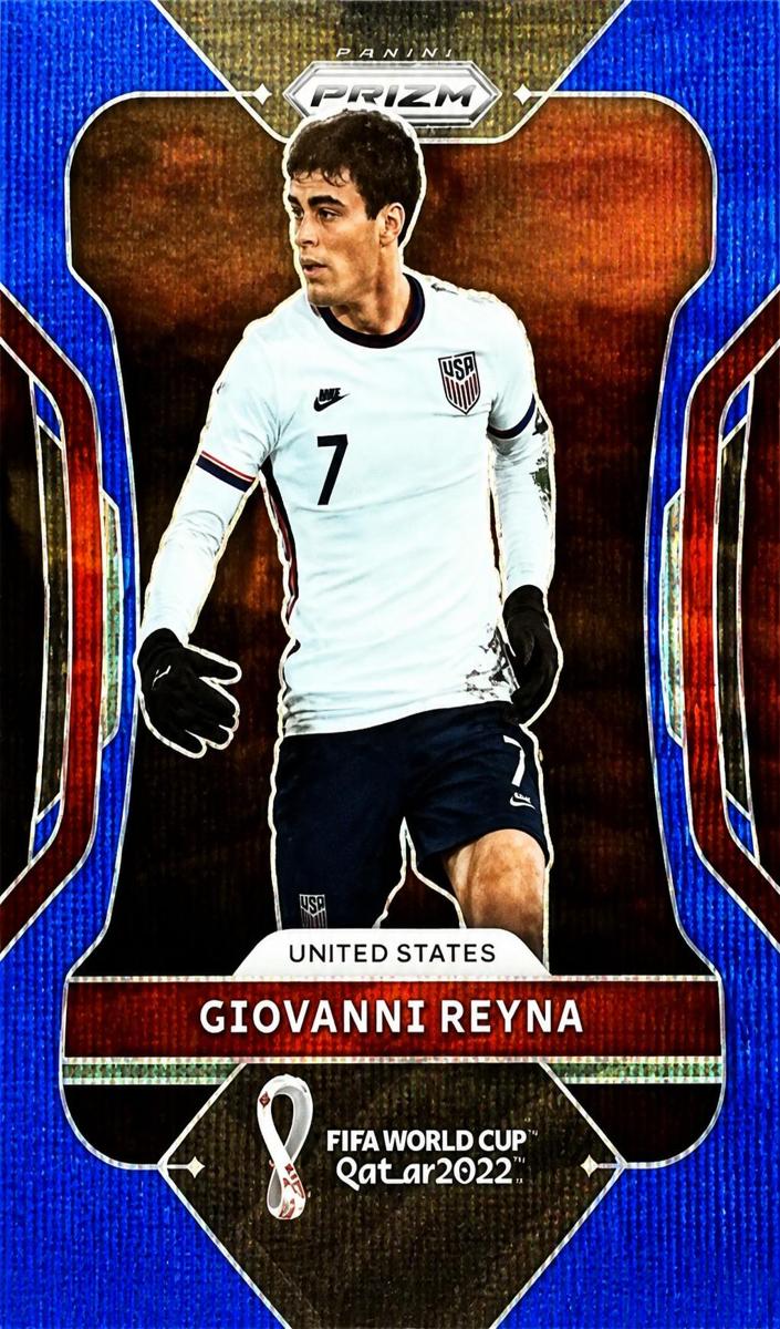 2022 Giovanni Reyna [Prizms Blue Wave] #203
