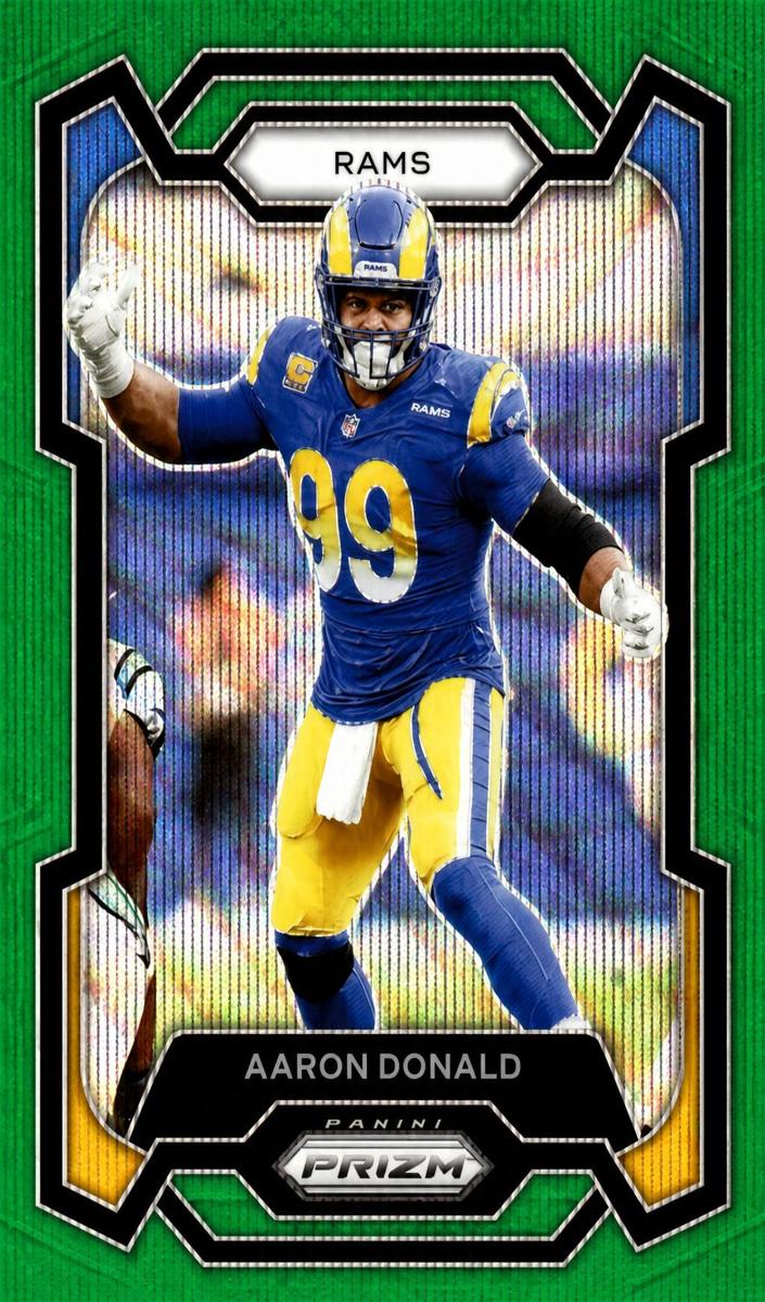 Aaron Donald 2023 Prizm Football card