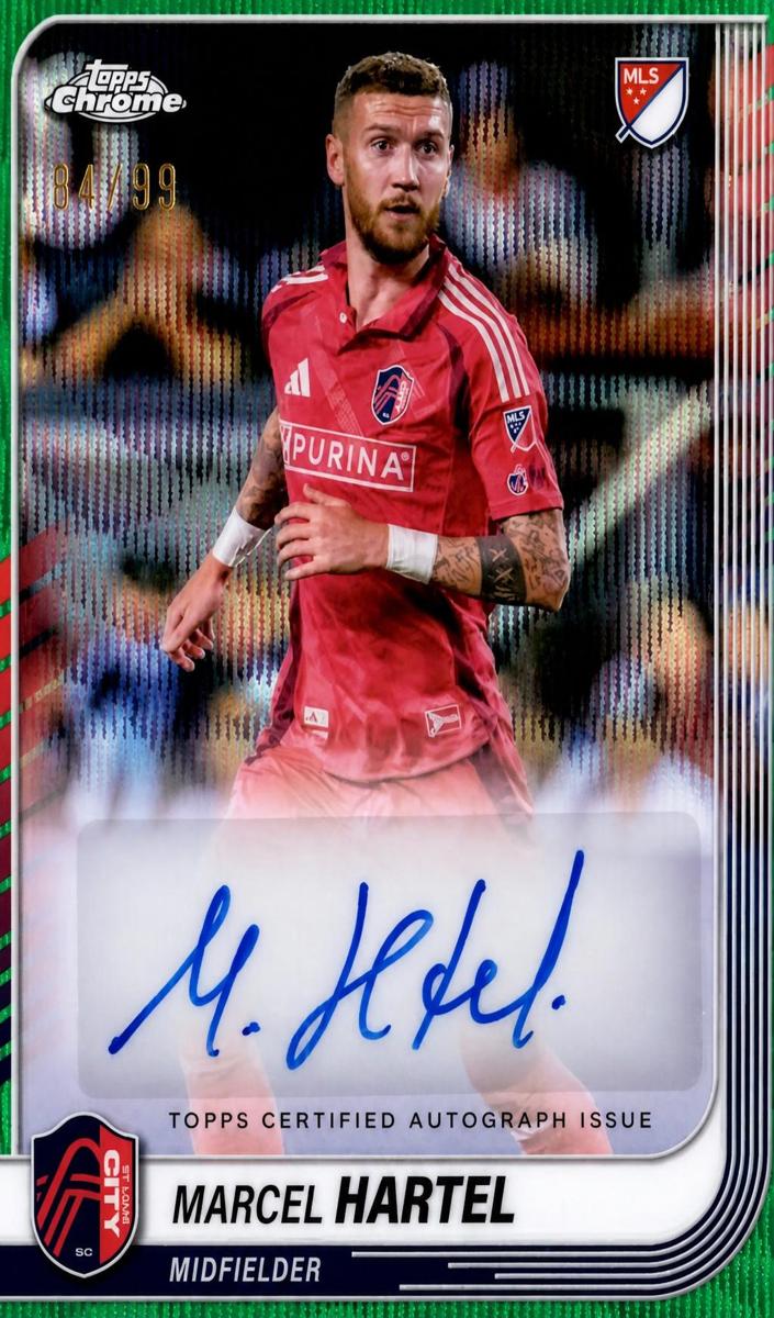 2025 Marcel Hartel [Green Wave Refractor] #CA-MH