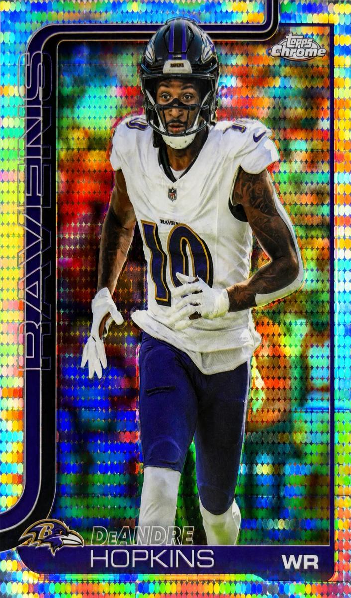DeAndre Hopkins 2025 Topps Chrome Football card