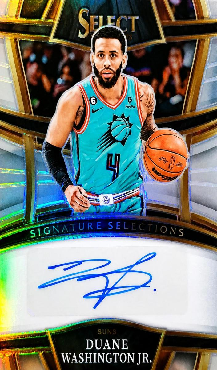 2022 Panini Select Duane Washington Jr. #SS-DWH card