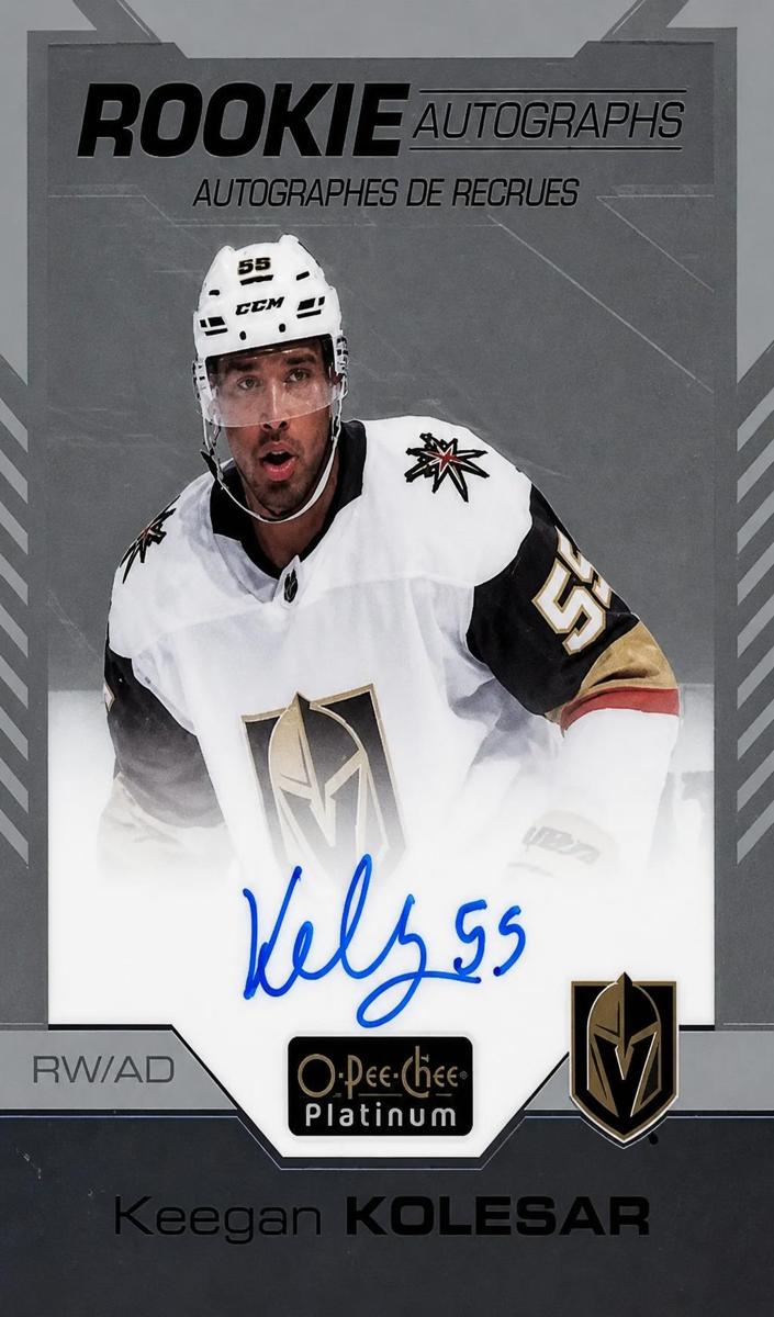 2020 O-Pee-Chee Platinum Keegan Kolesar #R-KE card