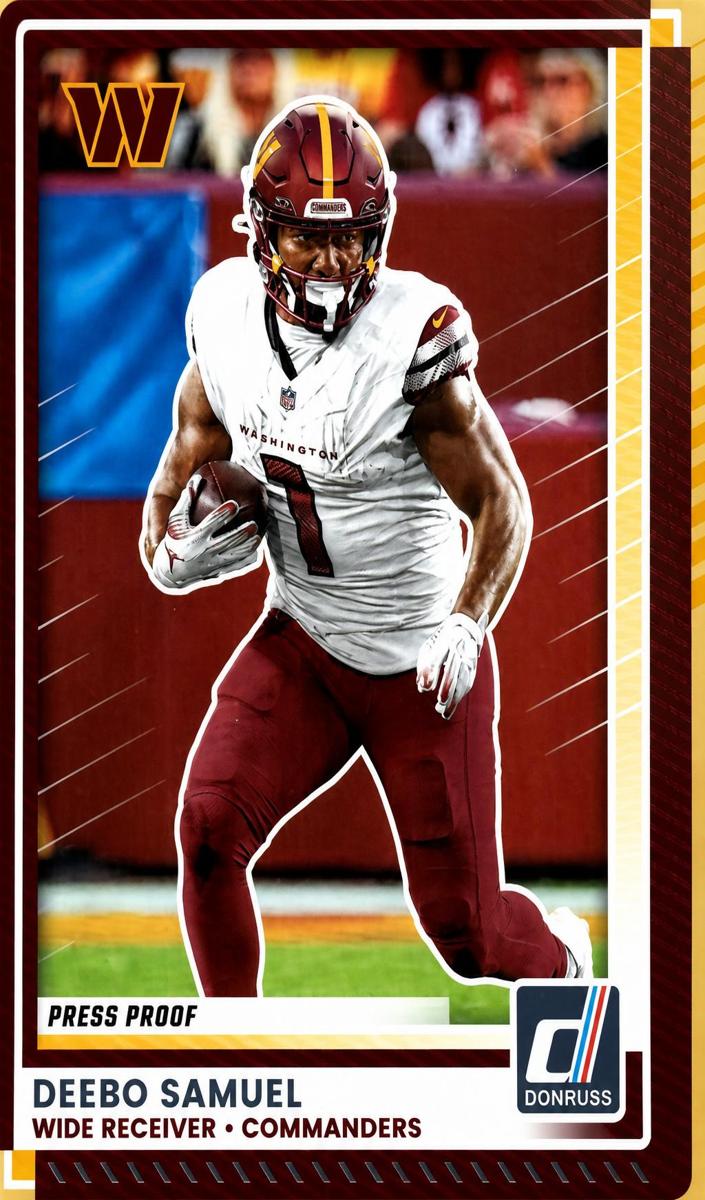 Deebo Samuel 2025 Prizm Football card