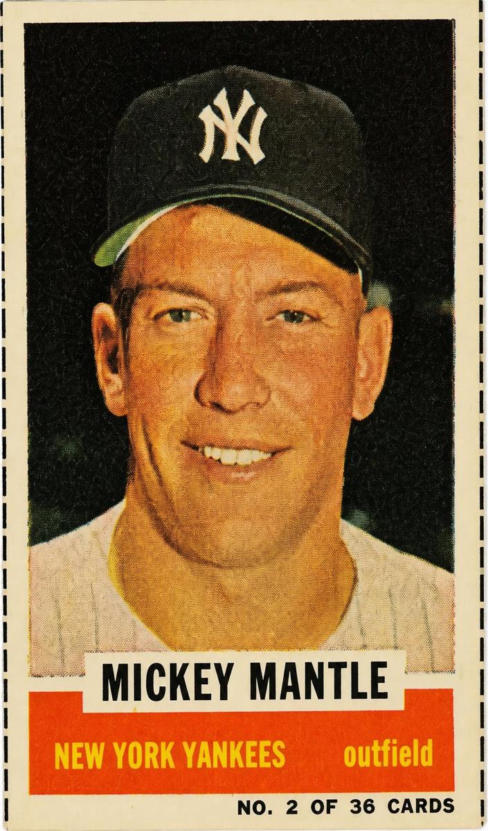 1961 Mickey Mantle [Hand Cut] #2