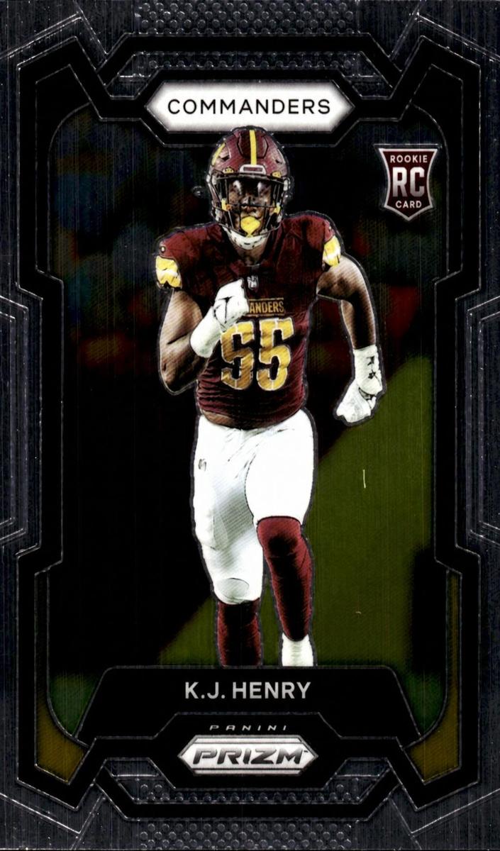 K.J. Henry 2023 Prizm Football card