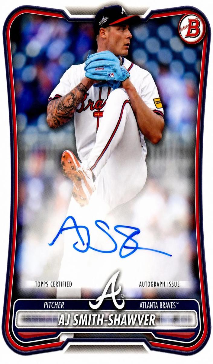 2026 Bowman Paper Rookie & Veteran Autograph AJ Smith-Shawver #PRV-AS card
