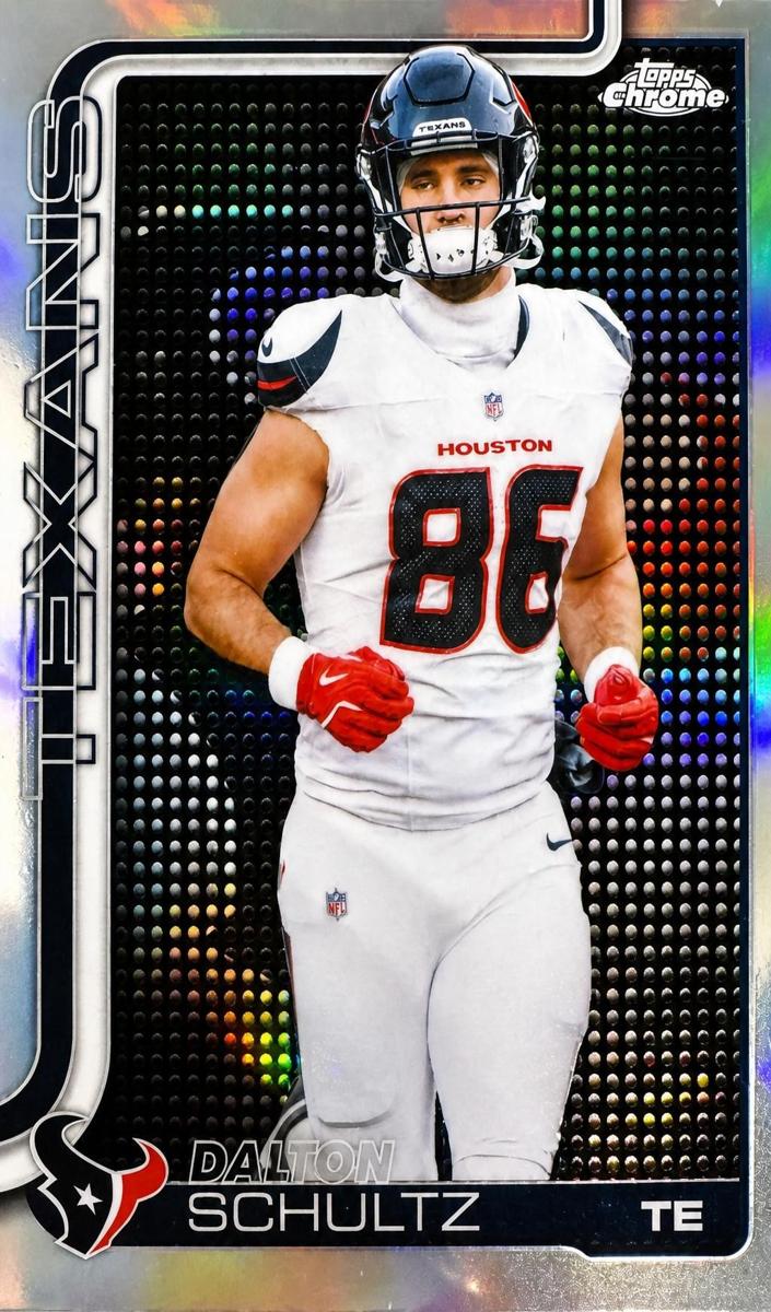 Dalton Schultz 2025 Topps Chrome Football card