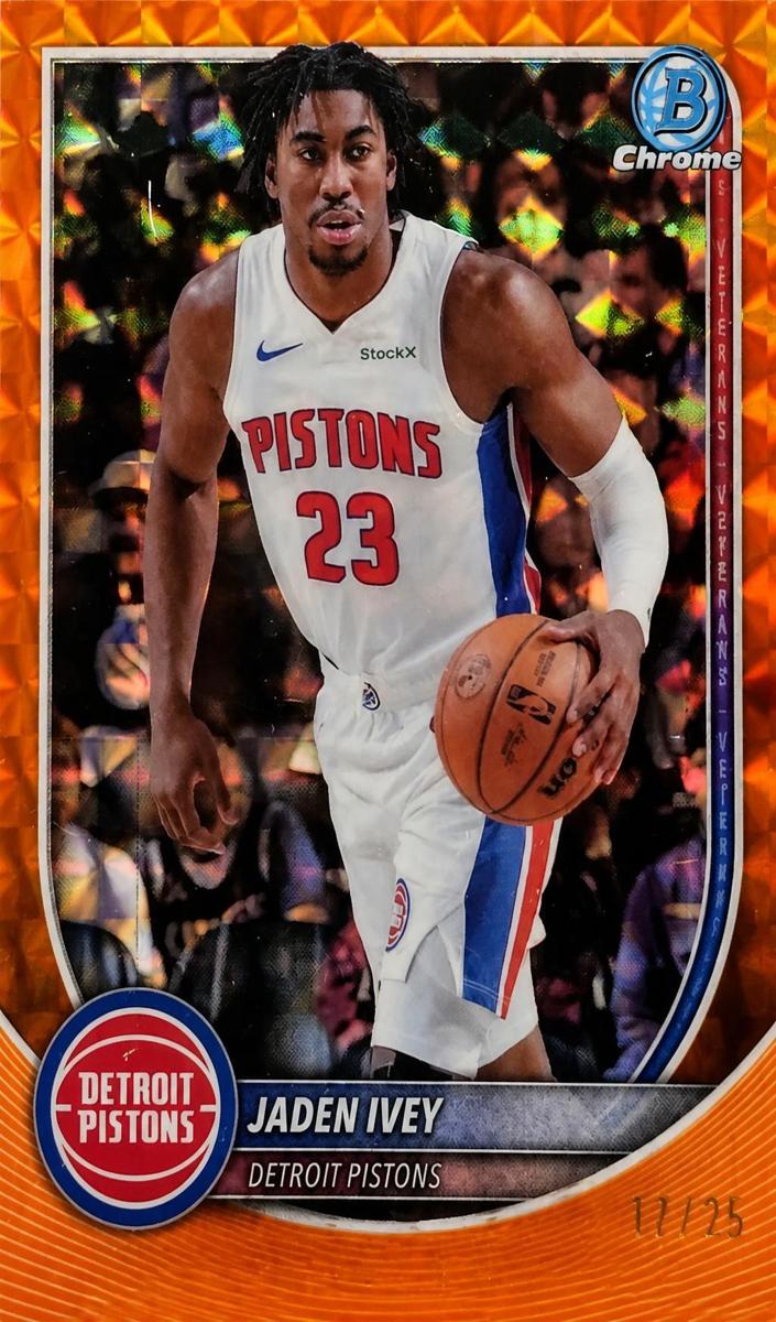 Jaden Ivey 2025 Bowman Basketball card