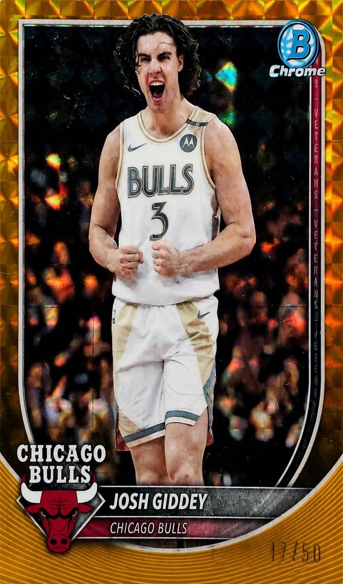 Josh Giddey 2025 Bowman Basketball card