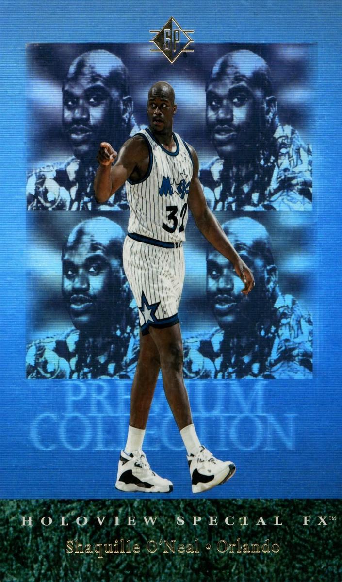 1995 SP Premium Collection Holoview Shaquille O'Neal #25 card