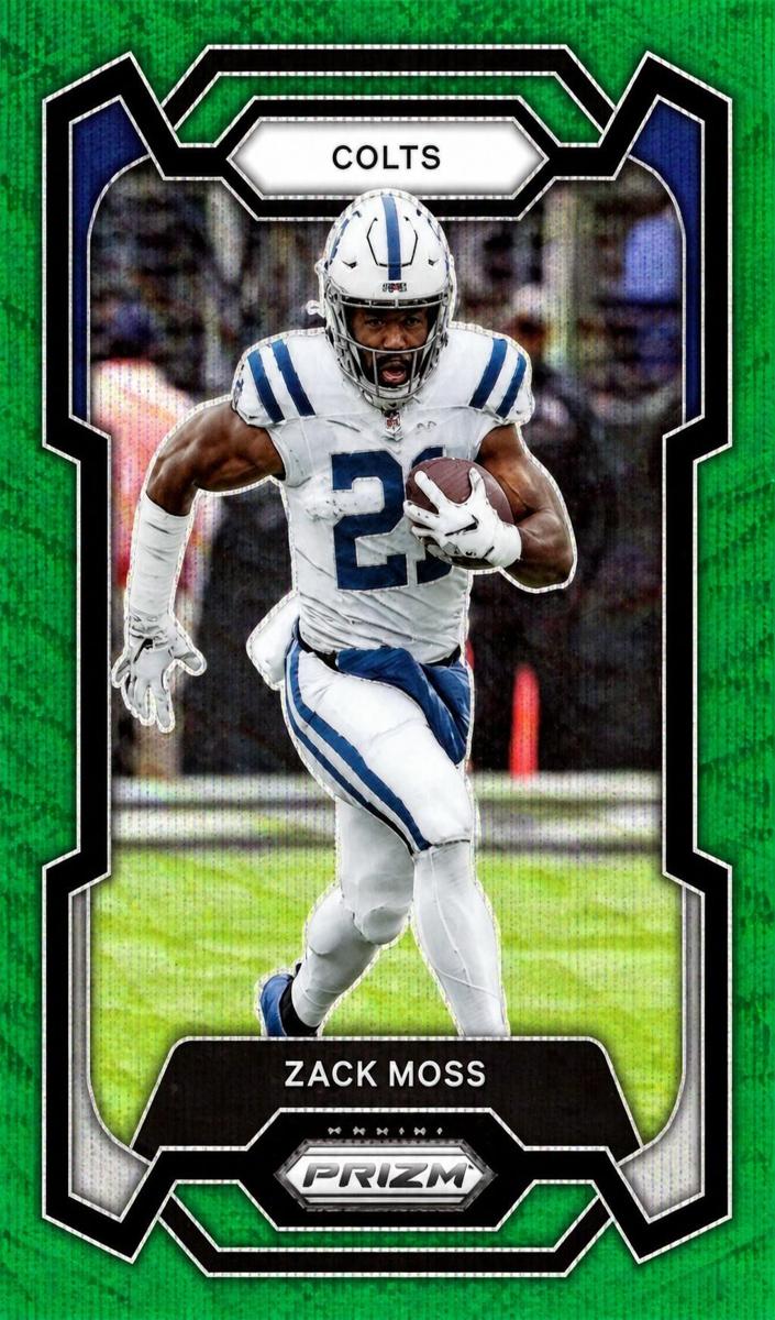 Zack Moss 2023 Prizm Football card