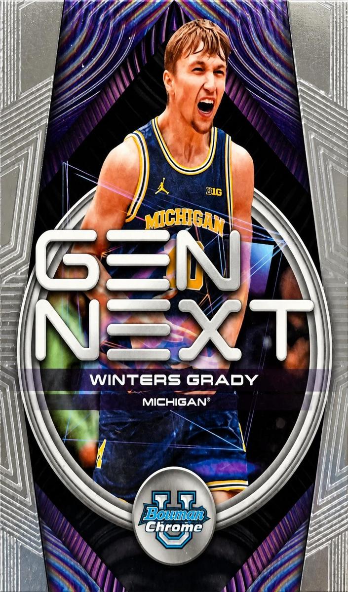 Winters Grady 2025 Bowman Basketball card