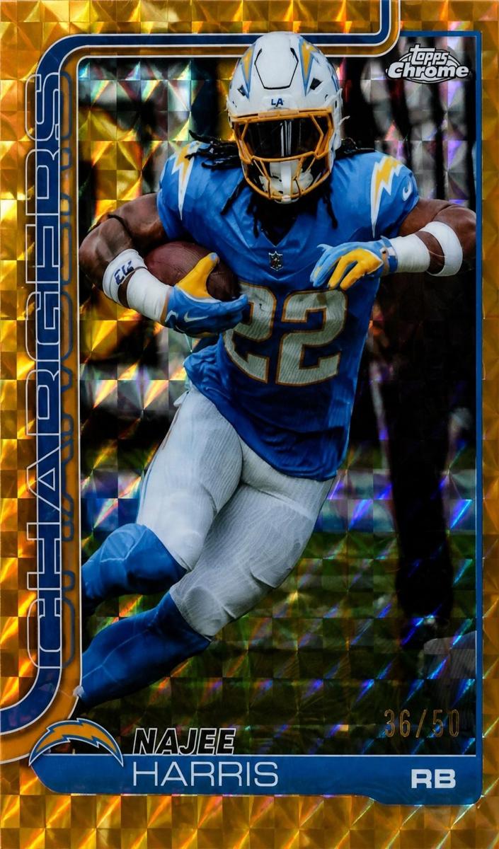 Najee Harris 2025 Topps Chrome Football card