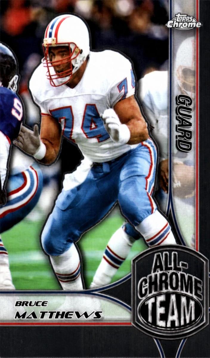 2024 Topps Chrome Bruce Matthews #ACT-8 card