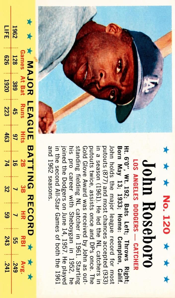1963 John Roseboro #120