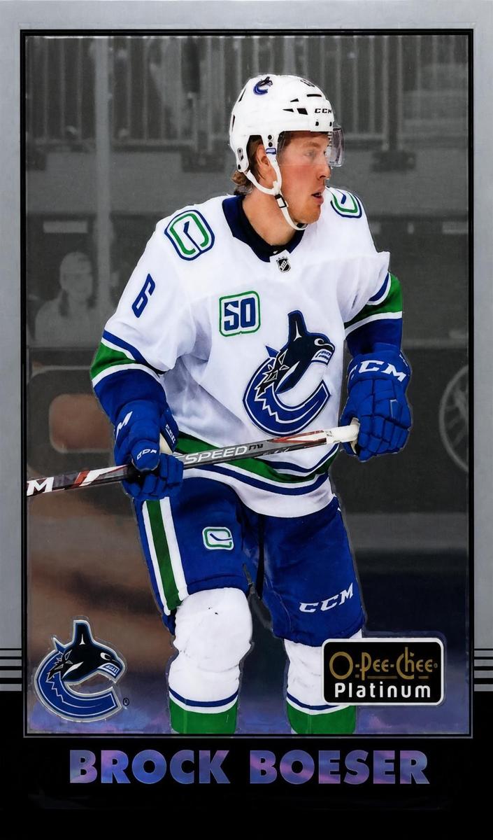 2020 O-Pee-Chee Platinum Brock Boeser [Rainbow] #R-15 card