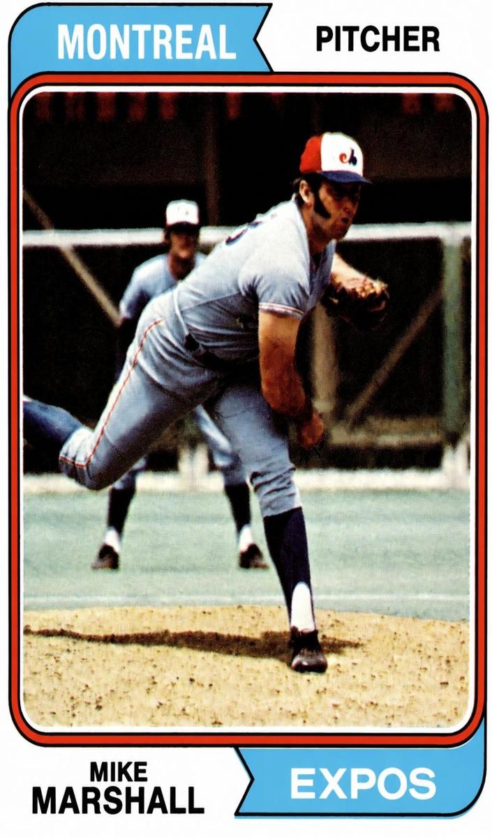 1974 Topps Mike Marshall #73 card