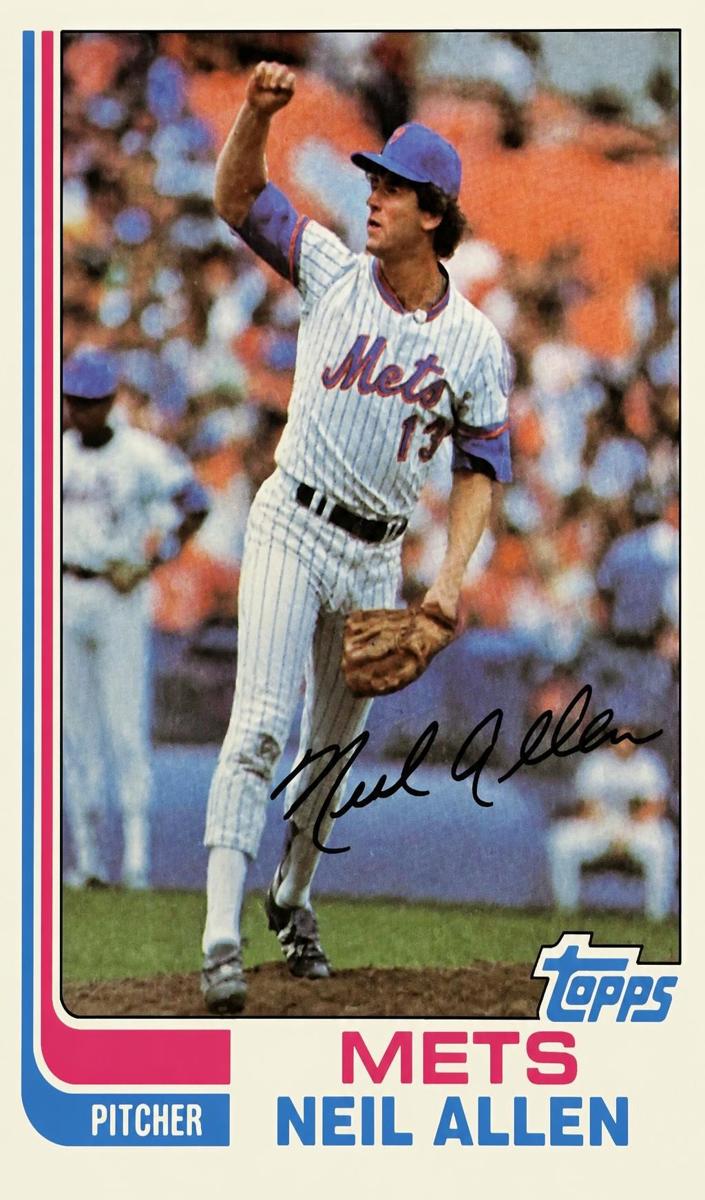 Neil Allen 1982 Topps Baseball