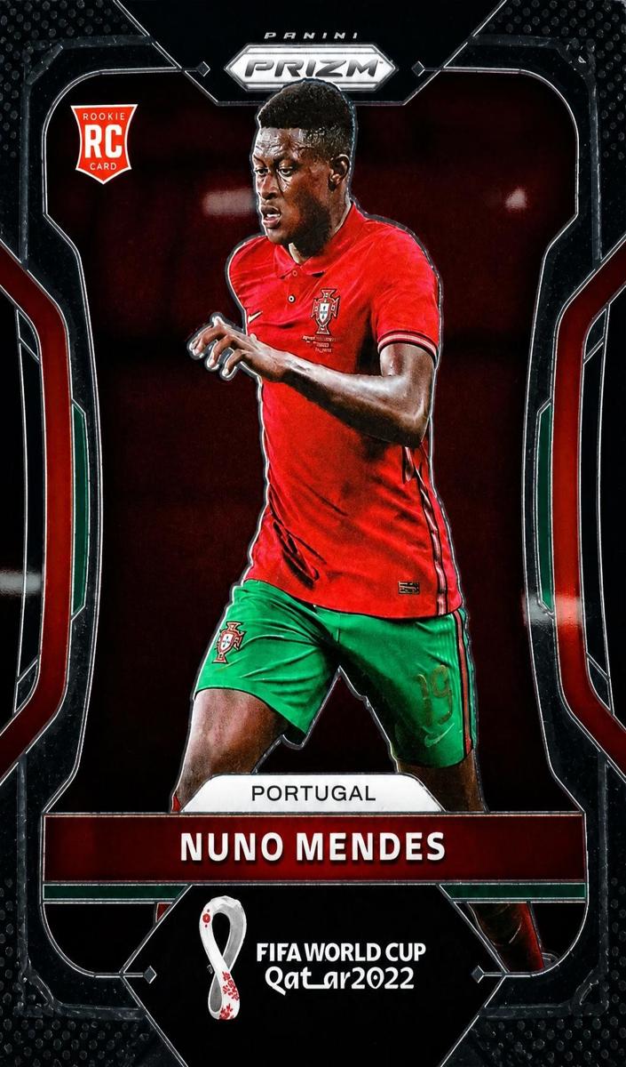Nuno Mendes 2022 Prizm World Cup Qatar card