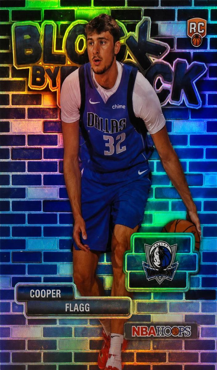 2025 Topps NBA Hoops Block by Block Cooper Flagg #BYB-1 card