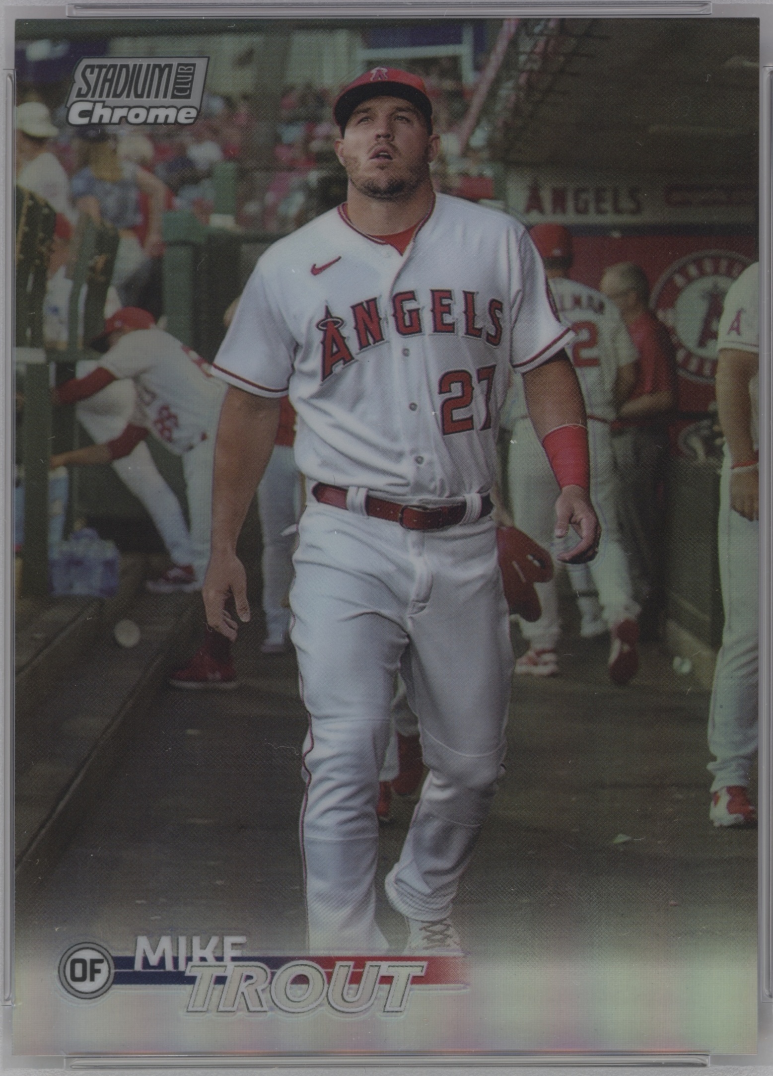 2023 Topps Stadium Club Baseball Refractor Mike Trout #179