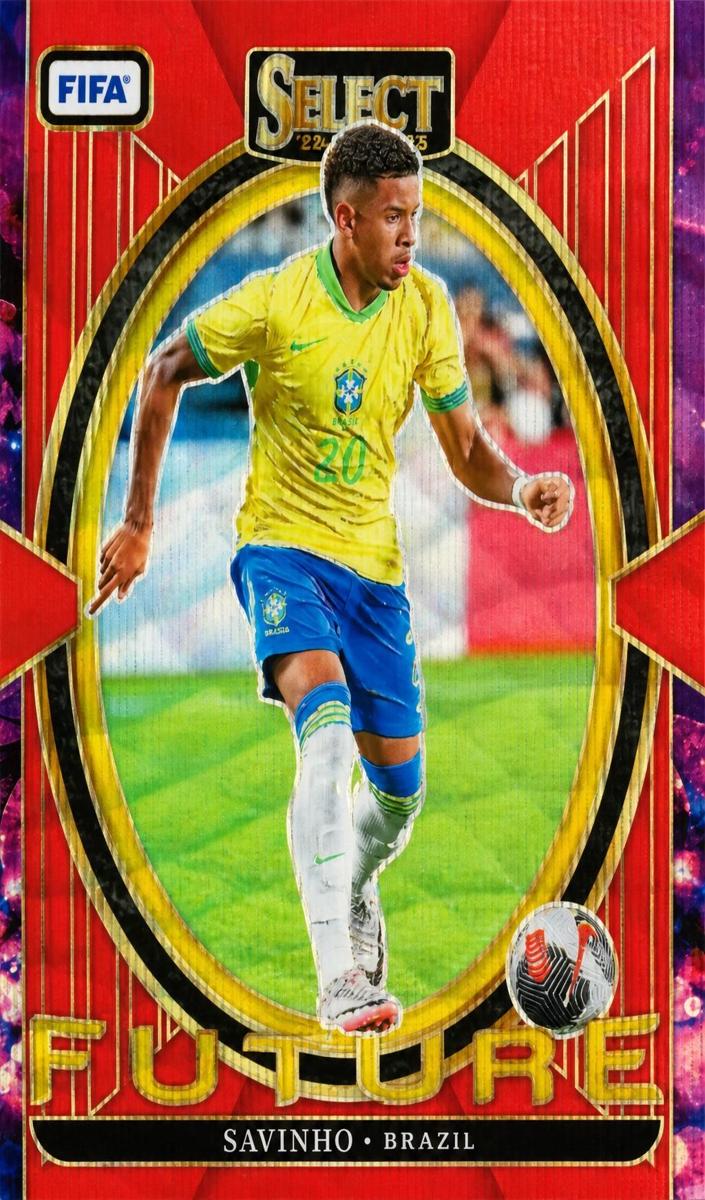 2024 Panini Select FIFA Savinho [Red Wave] #19 card