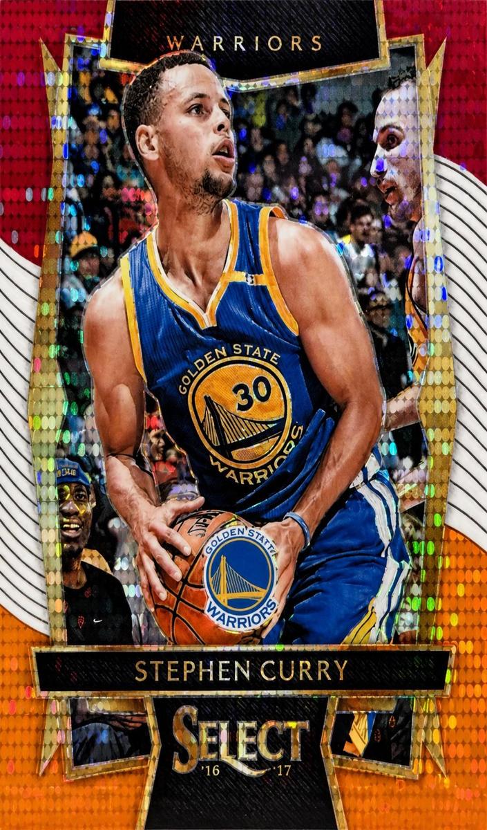 2016 Panini Select TRI-COLOR PRIZM #88 Stephen Curry front