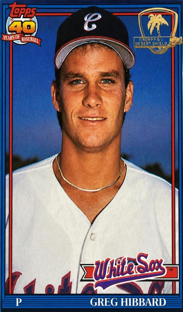 1991 Topps Greg Hibbard #256 card