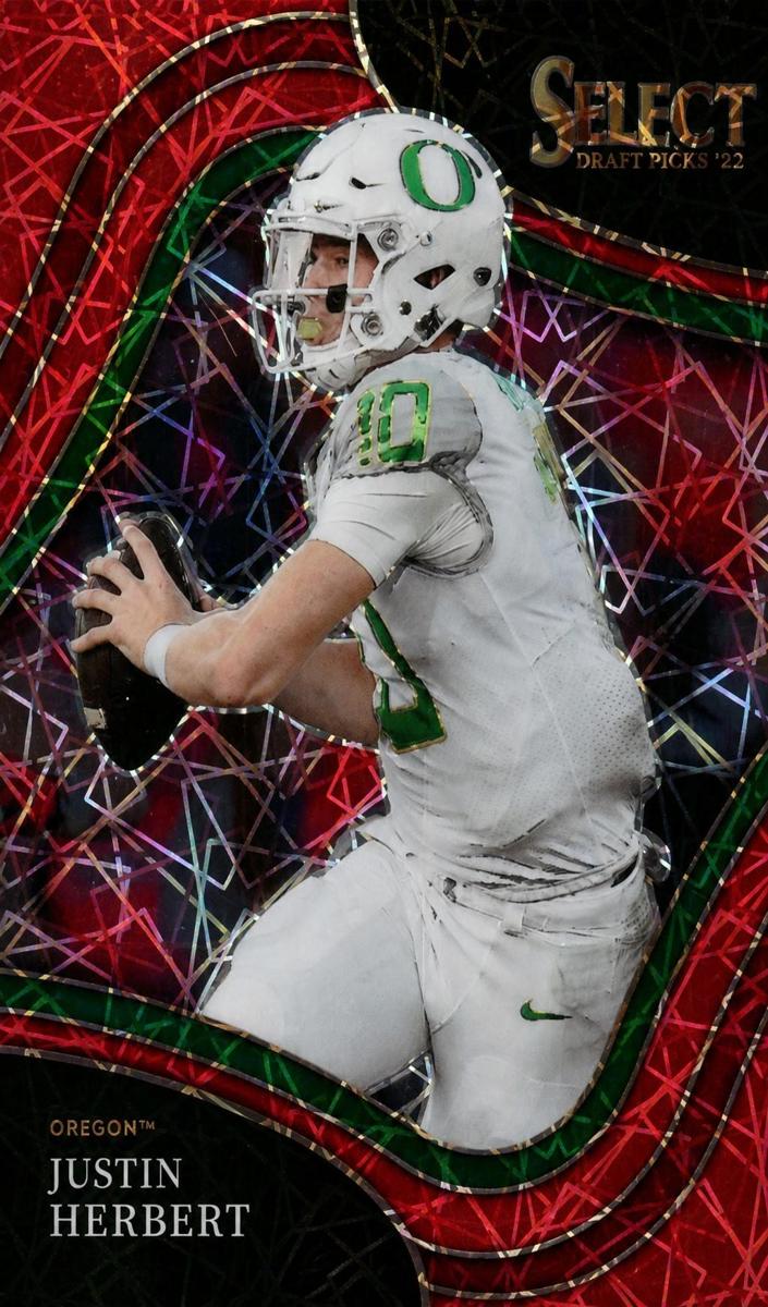 2022 Justin Herbert [Red Lazer] #135