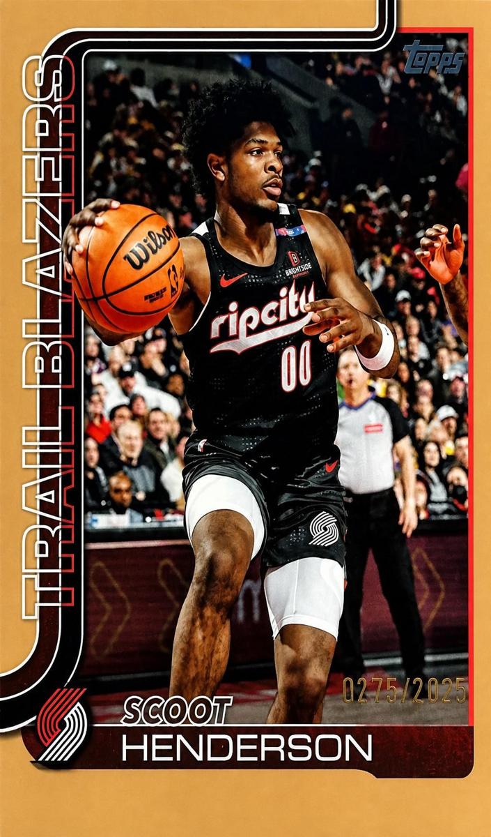 Scoot Henderson 2025 Topps Basketball card