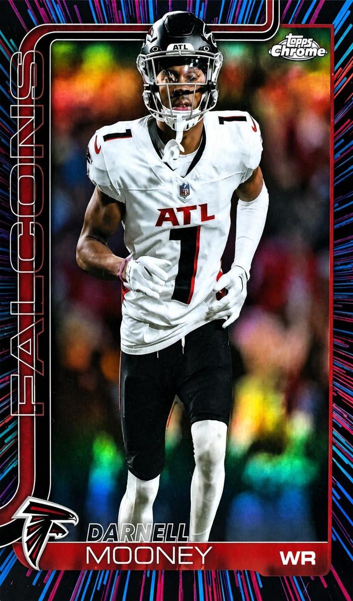 Darnell Mooney 2025 Topps Chrome Football card