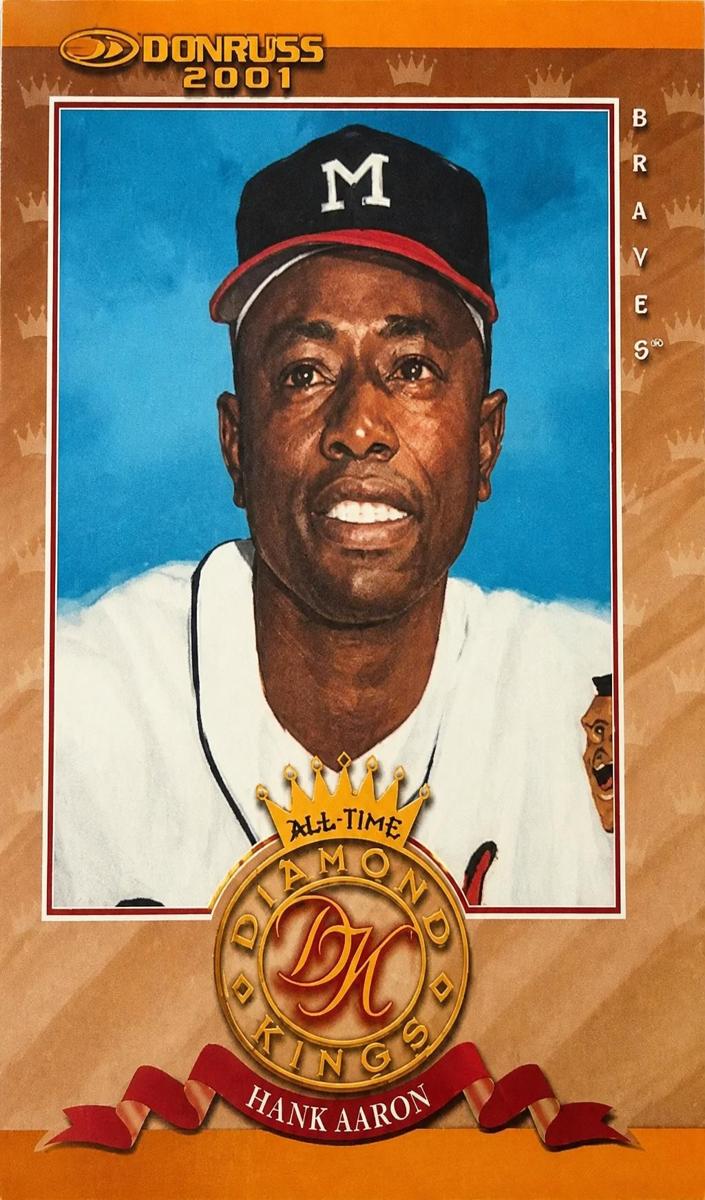 2001 Donruss Hank Aaron #ATDK-8 card