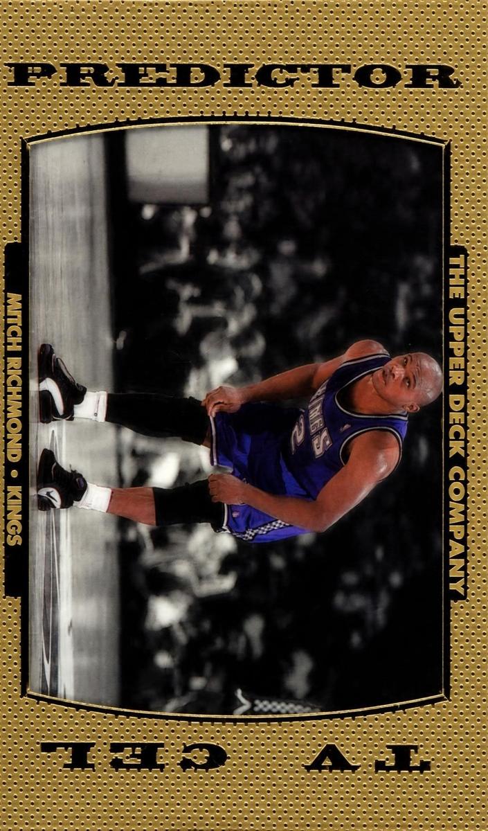 1996 Upper Deck Mitch Richmond #TV15 card