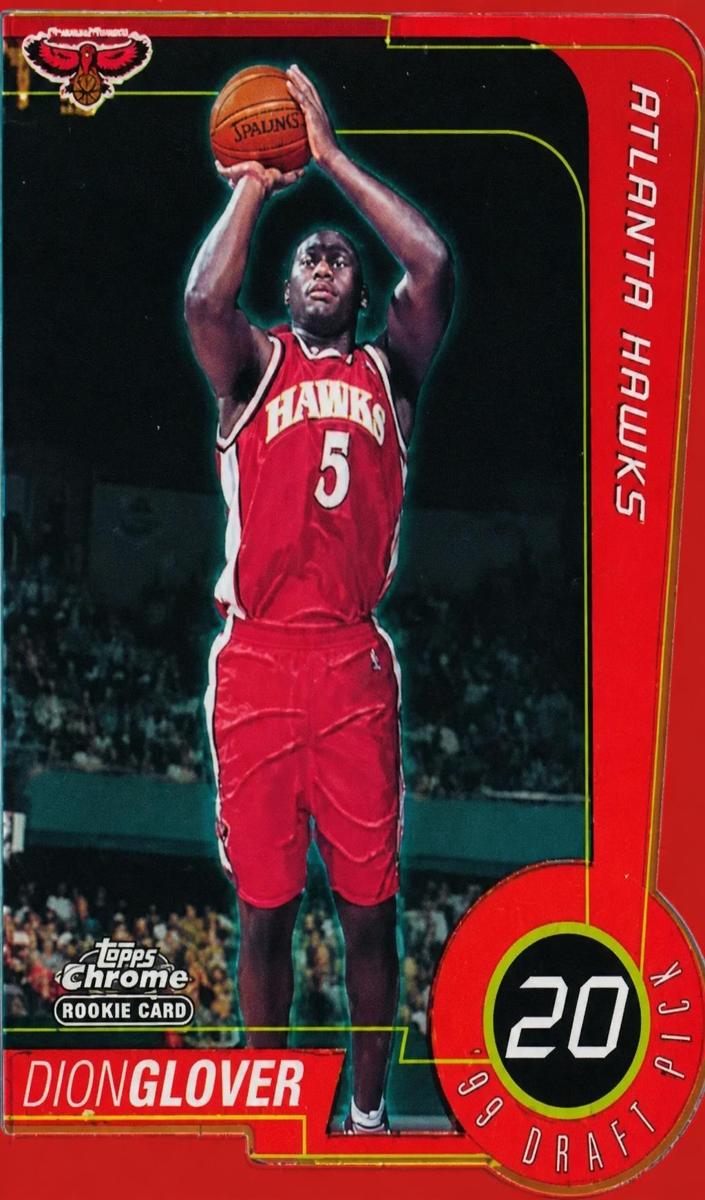 1999 Topps Chrome Dion Glover #239 card