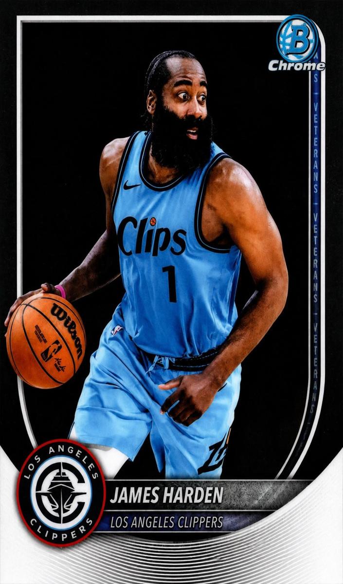 James Harden 2025 Bowman Basketball card