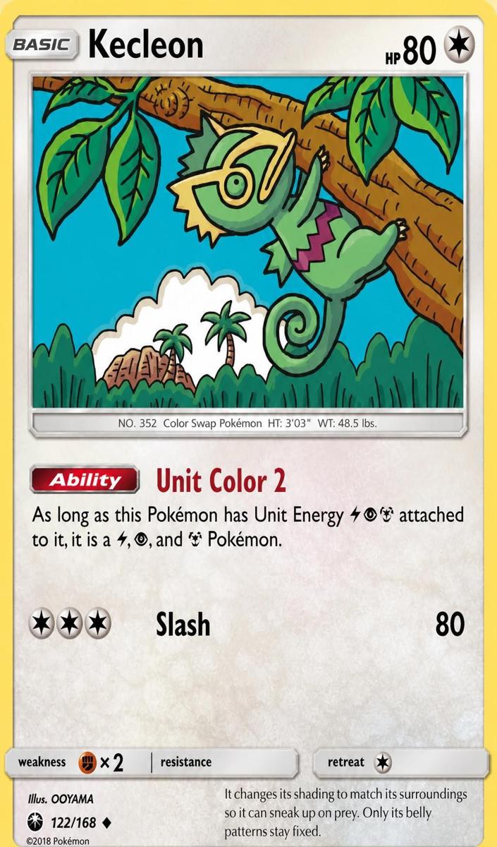 Kecleon 2018 Pokemon Sun & Moon Celestial Storm